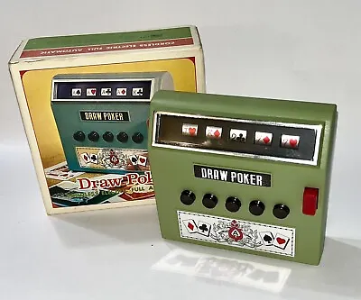 VINTAGE Waco 1972 Draw Poker Cordless Electric  Game Complete In Box! Excellent • $35.62