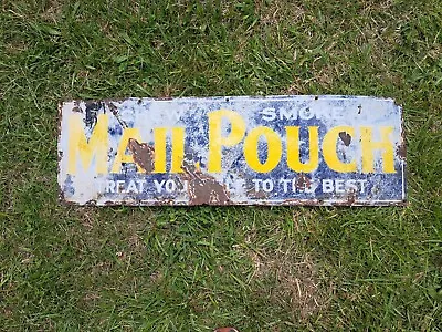 Mail Pouch Porcelain Sign • $375