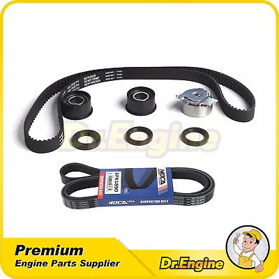 Timing Belt Kit Serpentine Belt Fit 99-08 Daewoo Nubira Suzuki Forenza 2.0L • $420.50