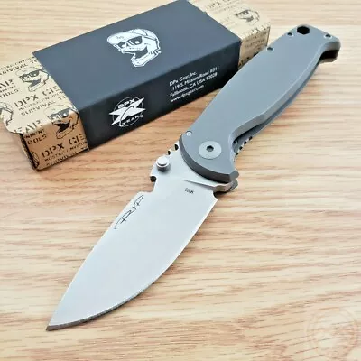DPx Gear HEST F Folding Knife 3.13  Bohler M390 Steel Blade Titanium Handle • $249.49