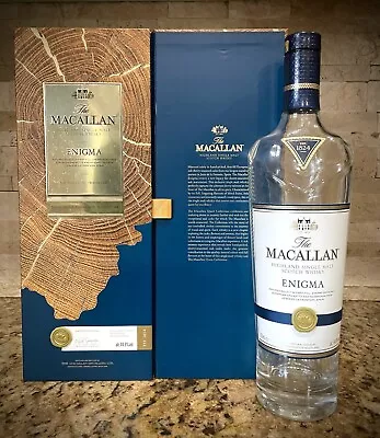 Macallan Enigma Empty Single Malt Bottle & Box • $85