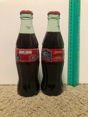 2 Coca-Cola NHL 1999 Bottles  Final Maple Leaf Garden / 1st Air Cda Center Games • $29.07