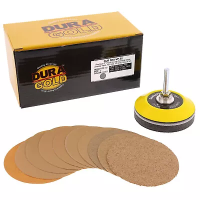 Variety Pack - 3  Gold Hook & Loop Sanding Discs DA Sanders Box Of 50 Sandpaper • $16.99