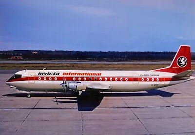 Invicta International Vickers Vanguard G-AYFN @ Milan Malpensa MXP - Postcard • $7