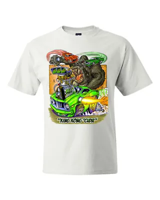 Mopar Plymouth Barracuda King Kong 'Cuda T-Shirt Rat Fink Art---Brand New-- • $24.99