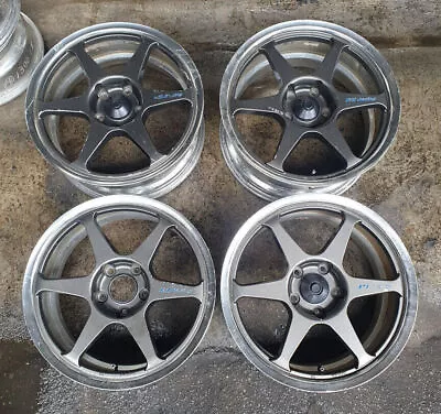 JDM 17  P1 Racing Japan Wheels For Is200 Sxe10 Fc3s Fd3s S13 S14 S15 R32 Z31 Rx7 • $2097.50