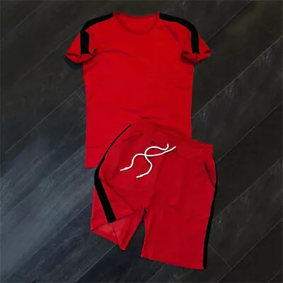 Men's Tracksuit 2Pcs Set Sweatshirt Pants Bottoms Sport Set Jogging Suit • $37.09