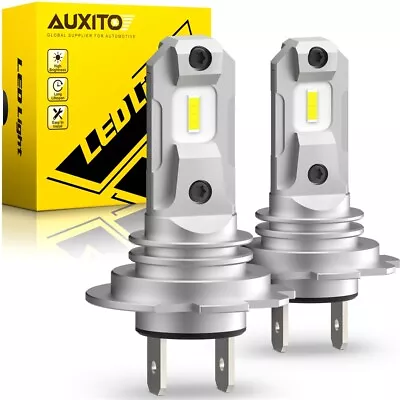 AUXITO New Style H7 CANBUS LED Headlight Kit High Or Low Light Bulb 6500K White • $36.99