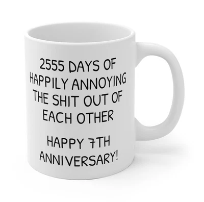 Seventh Anniversary 7th Anniversary Gift 7 Year Anniversary Copper Anniversary 7 • £16.95