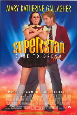 SUPERSTAR MOVIE POSTER Original DS 27x40 MOLLY SHANNON WILL FERRELL 1999 COMEDY • $35