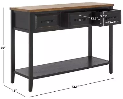 Safavieh AIDEN CONSOLE TABLE Reduced Price 2172724181 AMH6502A • $145