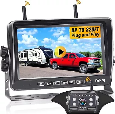 Wireless Furrion RV Backup Camera Kit (Y31) - Dual DVR 7  Touchscreen 4CH • $138.89