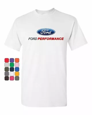 Ford Performance T-Shirt Ford Mustang GT ST Racing Tee Shirt • $16.66