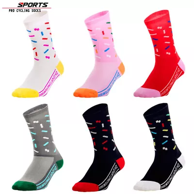 Cycling Socks Pro Men Women Riding Socks MTB Bicycle Bike Sports Ankle Socks XC • $6.49