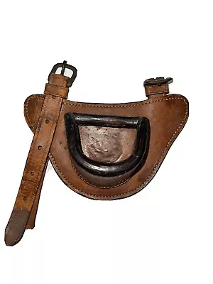 $150 • Buy Antique Edward Vom Hofe Leather Fishing Harness, New York