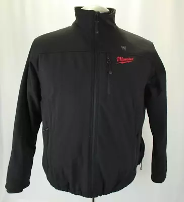 Milwaukee M12 Heated Gear Black Jacket With Adapter Size L Vgc! • $108.44