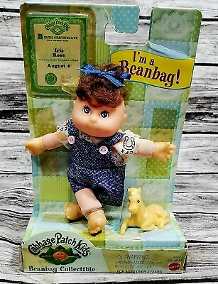 Vintage 1998 Cabbage Patch Kids Iris Rose Beanbag With Pony Horse Collectible • $25