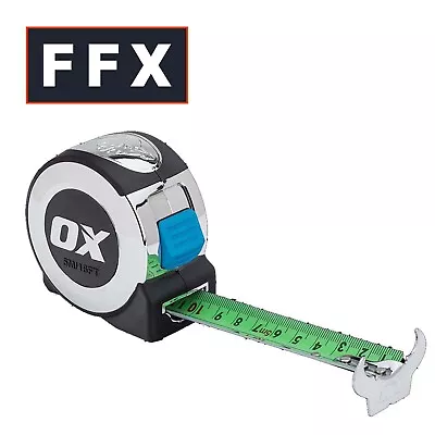 Ox Tools P020905 Professional 5 Metre 16ft Tape Measure 5m Metric And Imperial  • £16.40