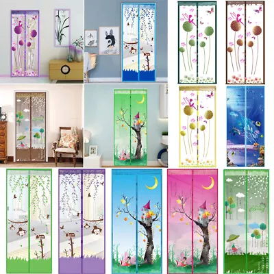 £11.39 • Buy Style Mesh Door Magic Curtain Net Magnetic Snap Fly Bug Insect Mosquito Screen