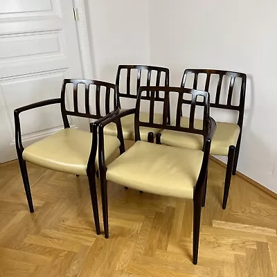 Niels Otto Moller Model 66 Armachair 83 Dining Chair Mollers Mahogany Modern • $3000