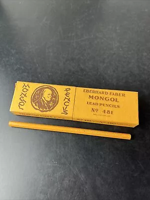 Mongol Pencil Box Eberhard Favre No. 481 With 1 Pencil • $19.99