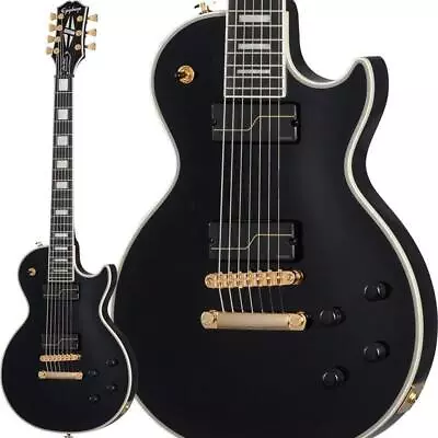 Epiphone Matt Heafy Les Paul Custom Origins 7-String Ebony With Hard Case • $1147.53