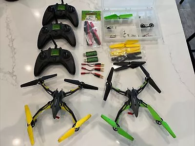 2X Dromida Ominus Drone Quadcopter RTF 238mm Plus Large Spares Pkg • $19.95