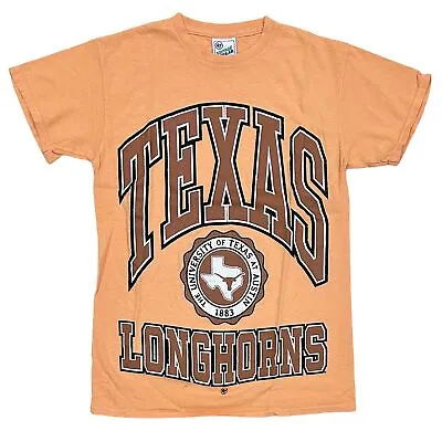 Texas Longhorns By 47 Brand Men's Vintage Tubular Distressed Print Tee T-Shirt • $19.99