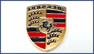 Genuine Porsche Key Fob Replacement Colored Crest Small Emblem Logo 99663744300 • $16.07