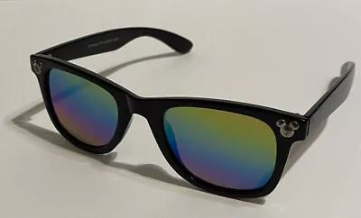 Disney Parks Mickey Mouse Icon Black Wayfarer Sunglasses Adult Size • $11.88