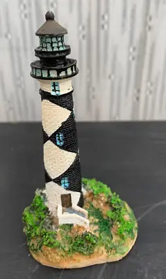 Miniature Model Of The Black & White Diamond Lookout Lighthouse North Carolina • £5