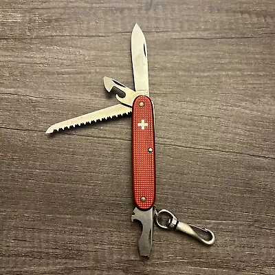 Victorinox Farmer Red Alox Old Cross Pocket Knife 5 Blade • $139.99