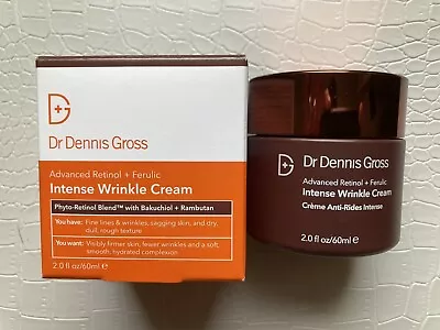 Dr Dennis Gross Advanced + Retinol Intense Wrinkle Cream 2oz/60ml New In Box • $49.99