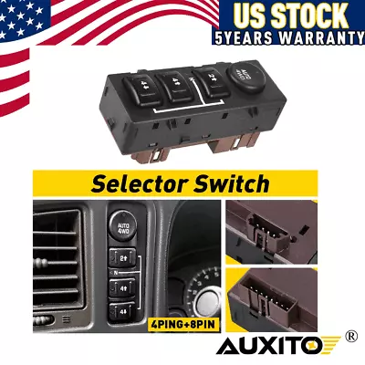 4WD 4X4 Wheel Drive Selector Switch For GMC Sierra 1500 2500 2003-2004 • $14.99