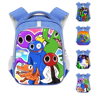 £18.09 • Buy Rainbow Friends Print Backpack Travel School Bag Kids Students Rucksack Gift New