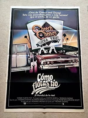 CHEECH AND CHONG’S NEXT MOVIE Movie Film Poster MARIN TOMMY Cadillac Fleetwood • £39.95