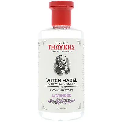 £15.99 • Buy Thayers Witch Hazel Aloe Vera Formula Toner, Lavender 12ft Oz 355ml