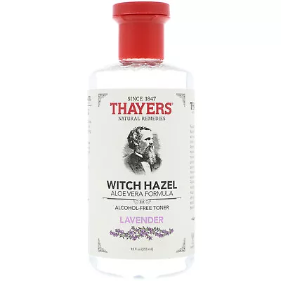 £15.99 • Buy Thayers Witch Hazel Aloe Vera Formula Toner, Lavender 12ft Oz 355ml