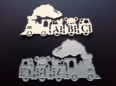 Baby ABC Train Die Cutter Bear Stars Metal Cutting Die Cutter UK Fast Post  • £5.19