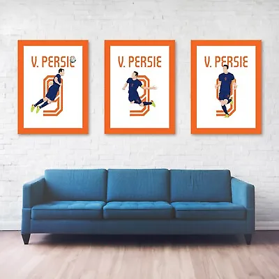 Van Persie Flying Dutchman Series 2014 Netherlands-Spain Print/Poster/Wall-Art • $39.95