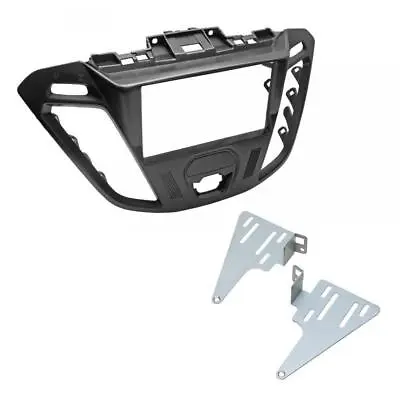 Double DIN Car CD Radio Plate Stereo Facia Fascia Adaptor Panel For Ford Custom • £89.75