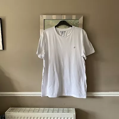 White Cotton T Shirt Size XL By Jack&Jones • £2.99