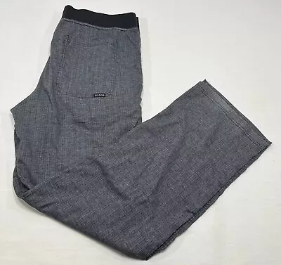 Prana Vaha Pants Mens XL Gray Black Lounge Hemp Blend Lightweight Hiking • $58.79