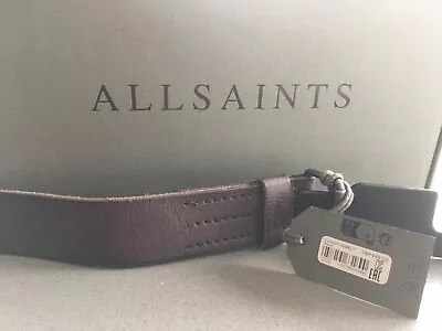 All Saints Dunston Leather Belt • £20