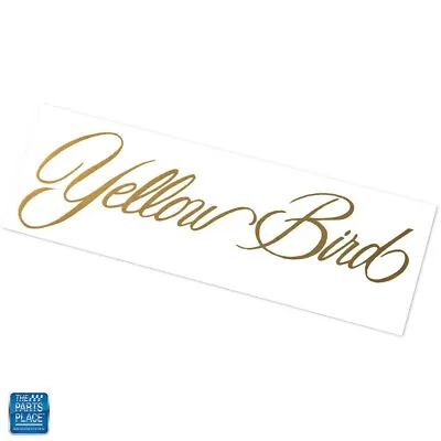 1980 Firebird Trans Am  Yellow Bird  Front Bumper Decal Gold EA • $20.99