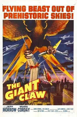 £2.94 • Buy The Giant Claw B-movie Reproduction Art Print A4 A3 A2 A1