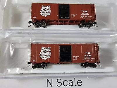 Atlas N Scale New Haven NH 40' PS-1 Freight Car Set (2) #33997 #33708 • $60