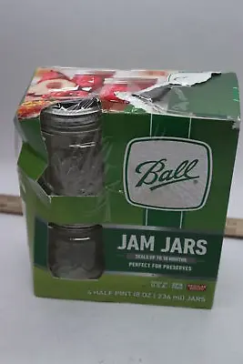 $14.36 • Buy (4-Pk) Ball Jelly Elite Collection Jam Jar Clear 8 Ounce 1440081210