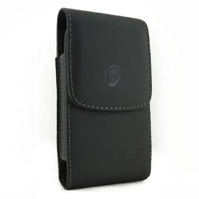 CASE BELT CLIP LEATHER HOLSTER COVER POUCH VERTICAL CARRY PROTECTIVE For PHONES • $15.83