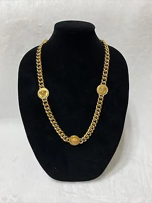 Rare Versace Medusa Chain Necklace Collector Piece • $749